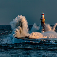 Buy canvas prints of Sea Storm by Ron Sayer