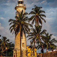 Buy canvas prints of Galle Lighthouse  by Ron Sayer