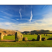 Buy canvas prints of  Castle rigg stone circle by Jim Doneathy