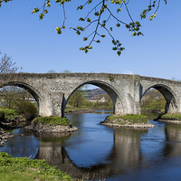 Buy canvas prints of  Stirling Bridge by Ian Young