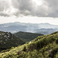 Buy canvas prints of In the Mountains of Corfu by Alex Wilson