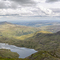 Buy canvas prints of Snowdon - view to the north-east by Mark Godden