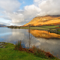 Buy canvas prints of Crummock Reflections. by Mark Godden