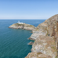 Buy canvas prints of South Stack Light.  by Mark Godden