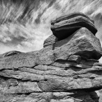 Buy canvas prints of  Stanage Edge by Mark Godden