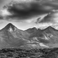 Buy canvas prints of  Mountains on Skye by Mark Godden