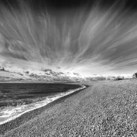 Buy canvas prints of  Chesil Cove by Mark Godden