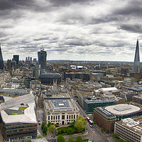 Buy canvas prints of  The City of London from St Paul's by Mark Godden