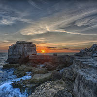 Buy canvas prints of  Sunset at Pulpit Rock by Mark Godden