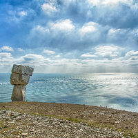 Buy canvas prints of  Stone Stack by Mark Godden