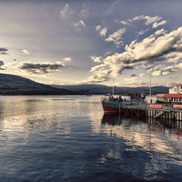 Buy canvas prints of  Loch Linnhe at Fort William by Mark Godden
