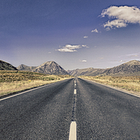 Buy canvas prints of  Open Road by Mark Godden