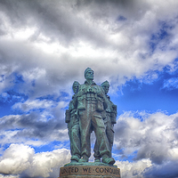 Buy canvas prints of Commando Memorial by Mark Godden