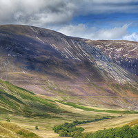 Buy canvas prints of  The Parallel Roads of Glen Roy by Mark Godden