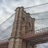 Buy canvas prints of  Brooklyn Bridge by Mark Godden