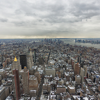 Buy canvas prints of  Manhattan.  by Mark Godden
