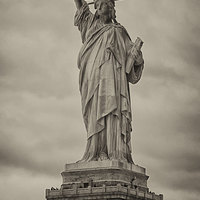 Buy canvas prints of  Statue of Liberty. by Mark Godden