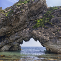 Buy canvas prints of  Stair Hole. by Mark Godden