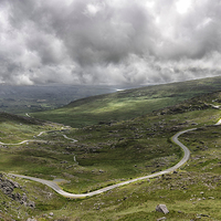 Buy canvas prints of  Mountain Road by Mark Godden