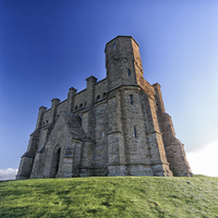 Buy canvas prints of St Catherine's Chapel.  by Mark Godden