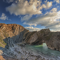 Buy canvas prints of Stair Hole by Mark Godden