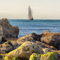 Buy canvas prints of   Tall Ship. by Mark Godden