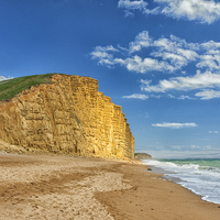 Buy canvas prints of East Cliff.  by Mark Godden
