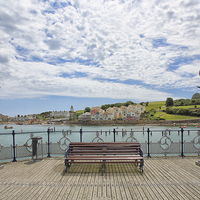 Buy canvas prints of  Swanage Pier. by Mark Godden