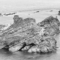 Buy canvas prints of Mupe Rocks on Dorset's Jurassic Coast. by Mark Godden