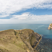 Buy canvas prints of The entrance to Lulworth Cove.  by Mark Godden