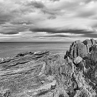 Buy canvas prints of Siccar Point. by Mark Godden