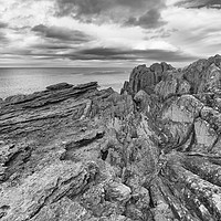 Buy canvas prints of Siccar Point. by Mark Godden