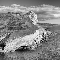 Buy canvas prints of Gad Cliff.  by Mark Godden