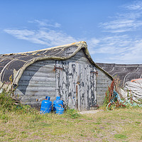 Buy canvas prints of Huts.  by Mark Godden