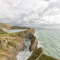 Buy canvas prints of Stair Hole by Mark Godden