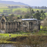 Buy canvas prints of  Bolton Abbey by David Brotherton