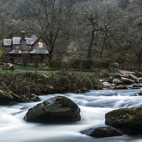 Buy canvas prints of  House At Watersmeet by Rich Wiltshire