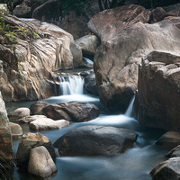 Buy canvas prints of  Ba Ho Waterfall, Vietnam by Rich Wiltshire