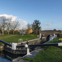Buy canvas prints of  North Newton Canal, Somerset by Rich Wiltshire