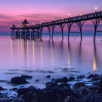 Buy canvas prints of  Clevedon Pier, Somerset by Rich Wiltshire