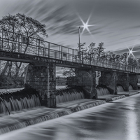 Buy canvas prints of  Frenchweir water, taunton, somerset by Rich Wiltshire