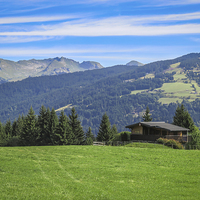 Buy canvas prints of  Alpine View, Morzine by Rich Wiltshire