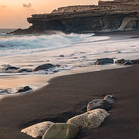 Buy canvas prints of Black Sand Beach by Rich Wiltshire