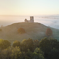 Buy canvas prints of Rising Above The Fog by Rich Wiltshire