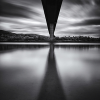 Buy canvas prints of  Under the Bridge by Ray Abrahams