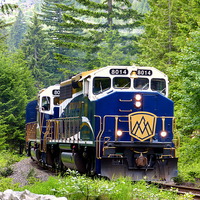Buy canvas prints of  The Rocky Mountaineer by Judith Lightfoot