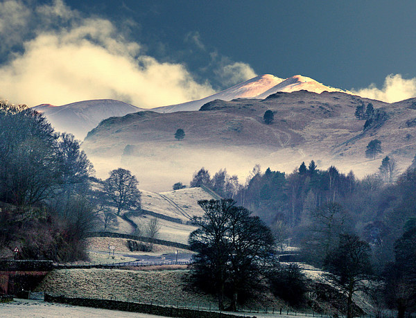  A Frosty Morning in The Lakedistrict Picture Board by Judith Lightfoot