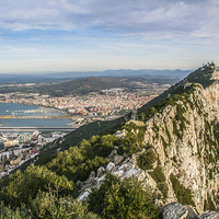 Buy canvas prints of  The Rock Of Gibraltar by Judith Lightfoot
