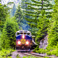 Buy canvas prints of The Rocky Mountaineer 2 by Judith Lightfoot