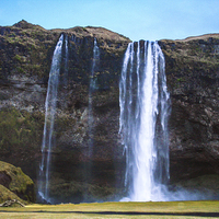 Buy canvas prints of  Seljalandsfoss waterfall, Iceland by Judith Lightfoot
